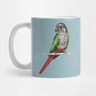 Green-cheeked conure Mug